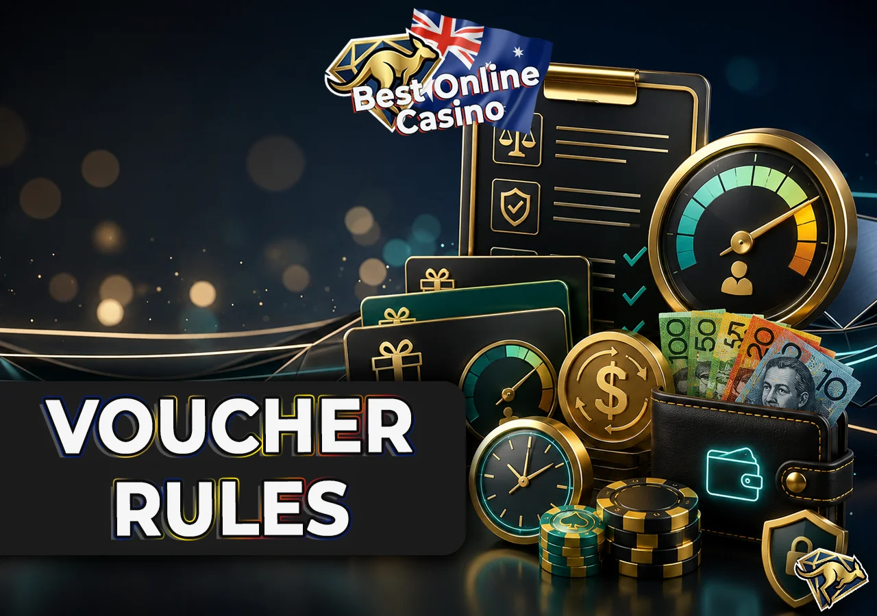 Voucher rules explained with limits, fees and balance control cues