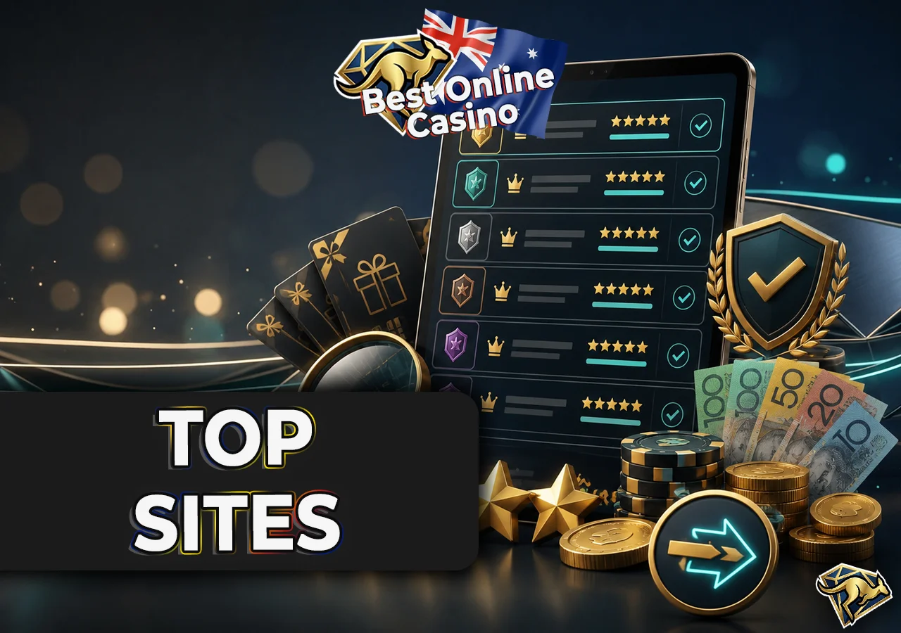 Top Australian casino sites compared through rankings, voucher checks and payout cues