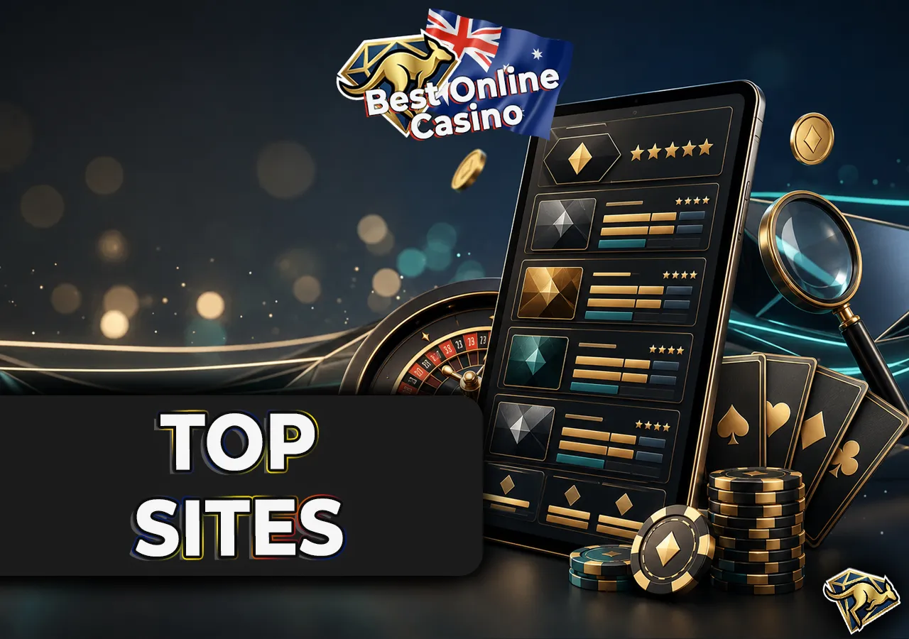 Top Australian pokies sites compared through trusted rankings and expert review cues